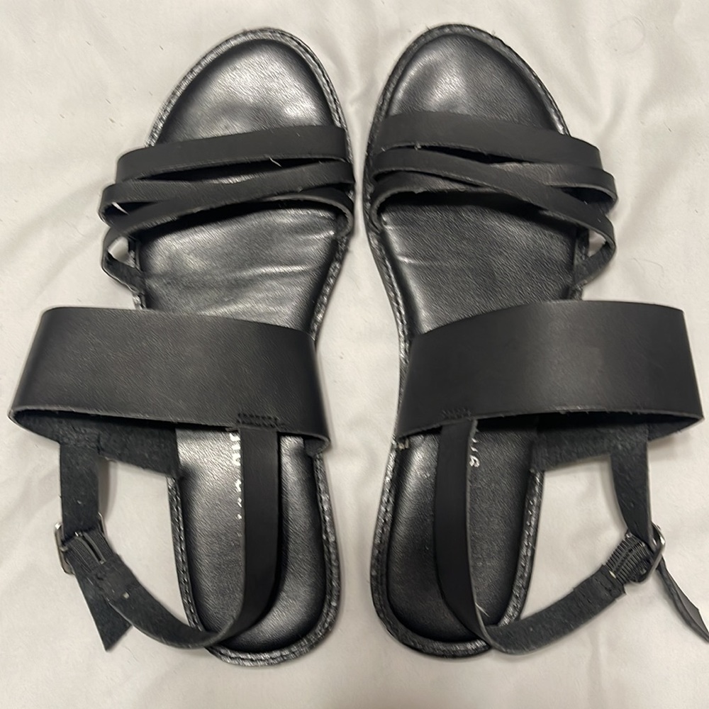 Madden Girl Black Strappy Sandals